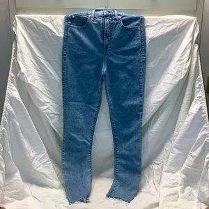 True skinny high rise jeans